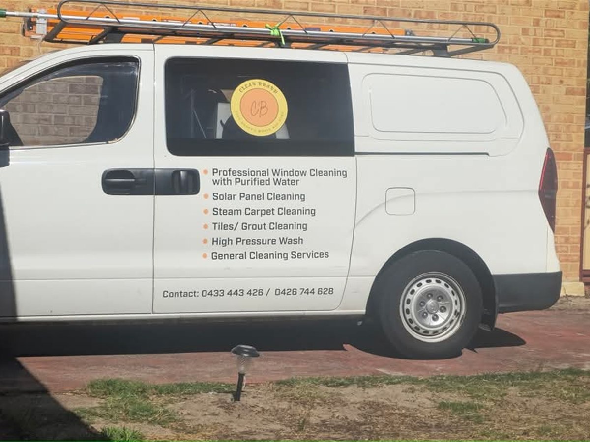Clean Brand professional cleaning van